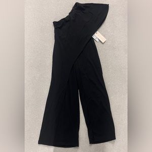 Adrianna Papell Flutter One Shoulder Jumpsuit